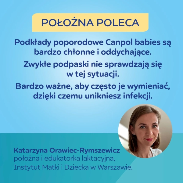 Canpol babies oddychające podkłady poporodowe na dzień 10 szt.