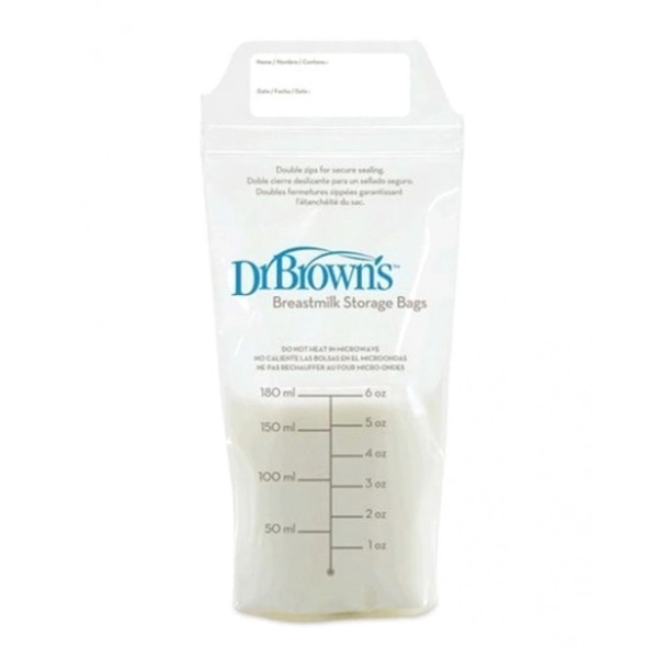 Dr Brown's woreczki do przechowywania pokarmu 180 ml / 25 szt