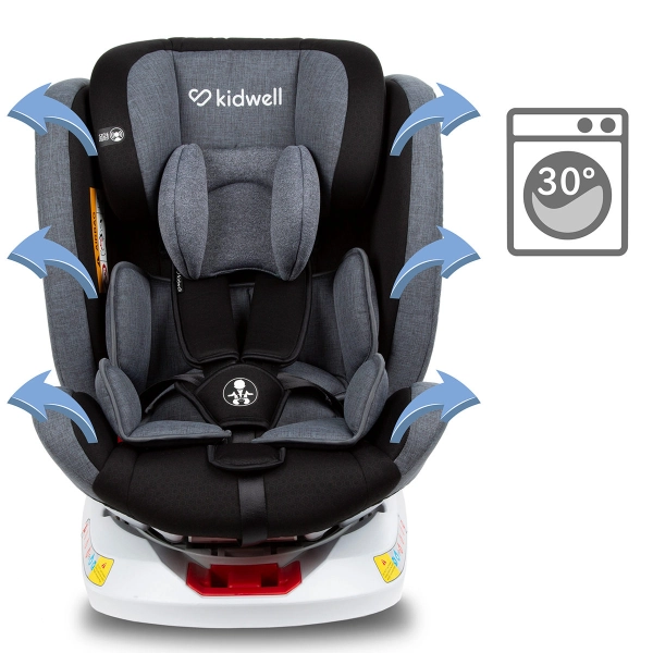 KIDWELL ORBIT 360º OBROTOWY FOTELIK Z ISOFIX 0 -36 kg