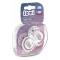 Lovi smoczek silikonowy dynamiczny - Night & Day Girl 6-18m, 2 szt.
