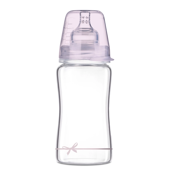 Lovi butelka szklana Diamond Glass 250 ml Baby Shower Girl
