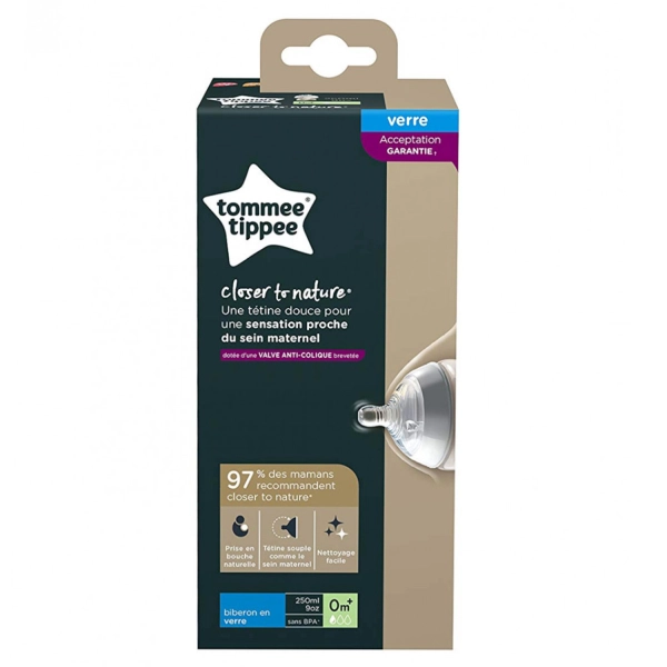 Tommee Tippee closer to nature butelka szklana 250 ml