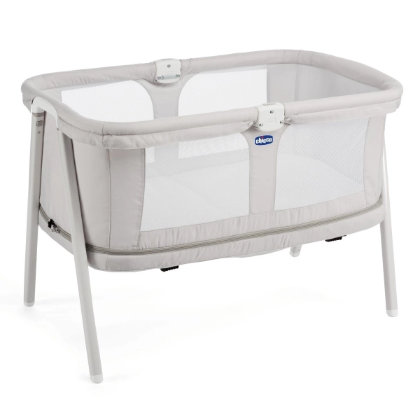 Chicco łóżeczko LullaGo Zip kolor light grey